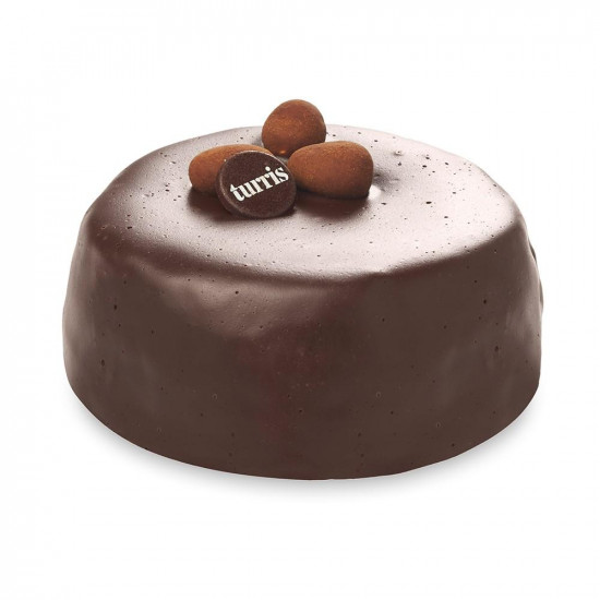 Tarta Sacher de lado